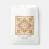 タラベラテラコッタヴィンテージメキシコ結婚式の引き出物 フェイバーバッグ (正面)