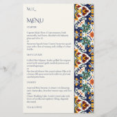 タラベラフィエスタメキシコ地中海のテーマメニュー (正面)