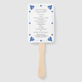 タラベラメキシコ結婚式 プログラムファン ハンドファン (正面)