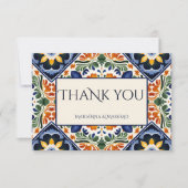 タラベラヴィンテージメキ結婚シカン サンキューカード (正面)