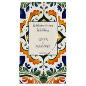 タラベラヴィンテージメキ結婚シコの印刷歓迎 スモールペーパーバッグ (正面)
