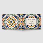 タラベラヴィンテージメキ結婚シコパーソナライズされたの ゲストブック (全面)