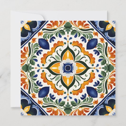 タラベラヴィンテージ結婚メキシコの写真 セーブザデート (裏面)