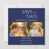 タラベラヴィンテージ結婚メキシコの写真 セーブザデート (正面)