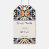 タラベラヴィンテージ結婚メキ感謝していシカン ギフトタグ (正面)