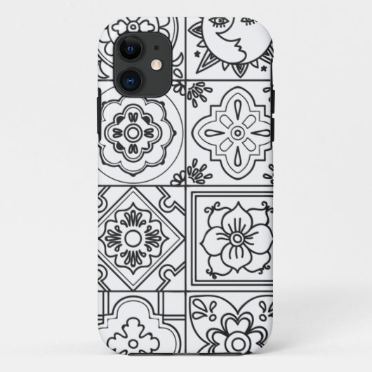 タラベラ刺激を受けたなパターン Case-Mate iPhoneケース (裏面)