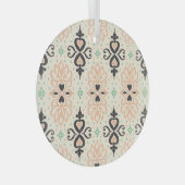 タラベラ地中海のタイル、観賞用デザイン。 ガラスオーナメント (正面右)
