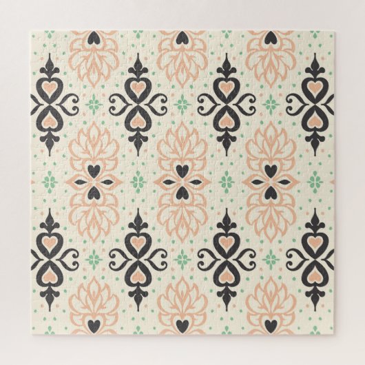 タラベラ地中海のタイル、観賞用デザイン。 ジグソーパズル (縦)