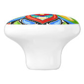 タラベラ瓦セラミック引き出しノブ セラミックノブ (側面)