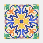 タラベラ瓦 マグネット (正面)