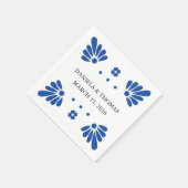 タラベラ結婚メキシコのナプキン スタンダードカクテルナプキン (角)