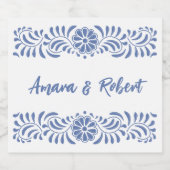 タラベラ花 スパークリングワインラベル (シングルラベル)