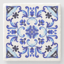 タラベラ青いタイルのメキシコのブライダルシャワーの好意 ストーンコースター