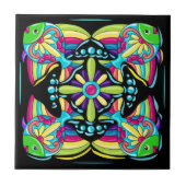 タラベラ魚瓦デザイン タイル (正面)