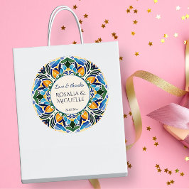 タラベラ・アズレジョ・ブルーヴィンテージ・メキシコの好意 ラウンドシール