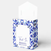 タラベラ・アズレジョ・ブルー・タイル・メキシコブライダルシャワー フェイバーボックス (オープン)