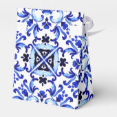 タラベラ・アズレジョ・ブルー・タイル・メキシコブライダルシャワー フェイバーボックス (裏面サイド)