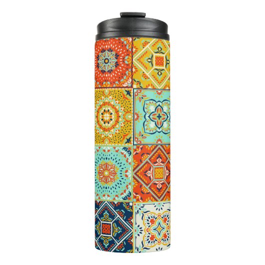 タラベラ、アズレホス、トルコのモザイク壁紙。 タンブラー (正面)