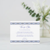 タラベラ スペイン メキシコ 結婚式 フォト サンクス サンキューカード (スタンド正面)