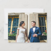 タラベラ スペイン メキシコ 結婚式 フォト サンクス サンキューカード (裏面)