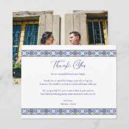 タラベラ スペイン メキシコ 結婚式 フォト サンクス サンキューカード