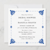 タラベラ・メキシコのブライダルシャワー招待 招待状 (正面)