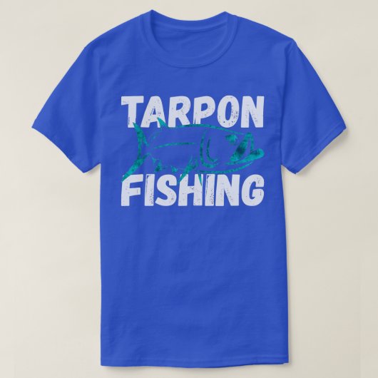 タラポン釣り海魚アート漁師 Tシャツ (デザイン正面)