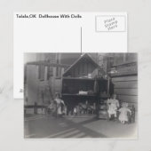 タララドルハウスと人形 ポストカード (正面/裏面)