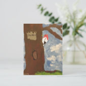 タララ赤毛木細工はがき ポストカード (スタンド正面)