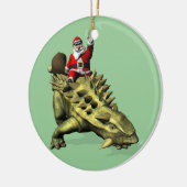 タラルスに乗るサンタクロース セラミックオーナメント (左)