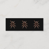 タランチュラのくも スキニー名刺 (裏面)