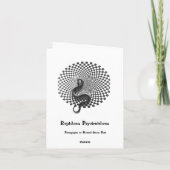 タランチュラのバースデー・カード カード (裏面)