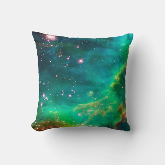 タランチュラの星雲の星団の銀河系のイメージ クッション (正面)