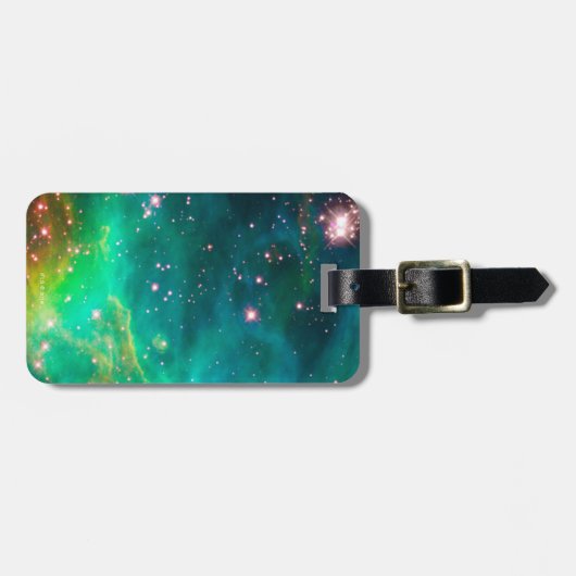 タランチュラの星雲の星団の銀河系のイメージ ラゲッジタグ (正面横)