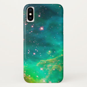 タランチュラの星雲の星団の銀河系のイメージ iPhone X ケース