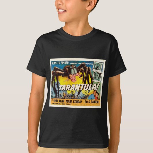 タランチュラの1955年の映画のポスター Tシャツ (正面)