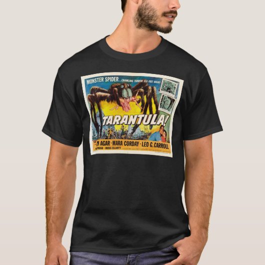 タランチュラの1955年の映画のポスター Tシャツ (正面)
