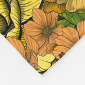 タランチュラガーデン1 フリースブランケット (角)