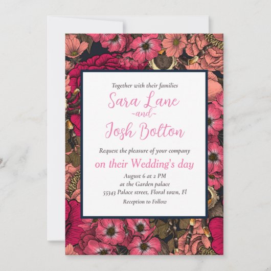 タランチュラガーデン4 招待状 (正面)