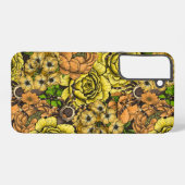 タランチュラガーデン、黄色とオレンジ SAMSUNG GALAXYケース (裏面横)