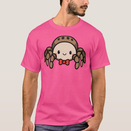 タランチュラスパイダーかわいいボウタイ動物園の日帰り旅行ボーイズ Tシャツ (正面)