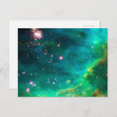 タランチュラネブラスタークラスター銀河系画像 ポストカード (正面/裏面)