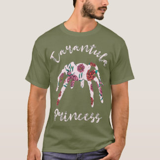 タランチュラプリンセススパイダーラバーガールバグキャッチャー Tシャツ