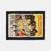 タランチュラモンスター映画毛布 フリースブランケット (正面(横))