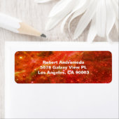 タランチュラ星雲エンハンスドオレンジアドレス ラベル (インサイチュ)