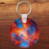 タランチュラ星雲カラフル赤外線宇宙写真 キーホルダー (正面)