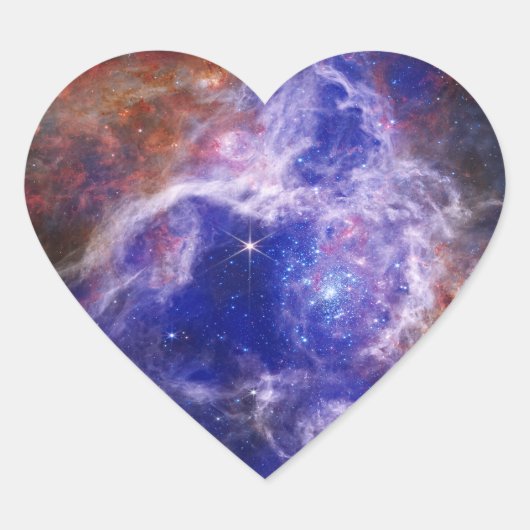 タランチュラ星雲 |宇宙 ハートシール (正面)