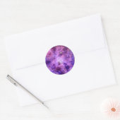 タランチュラ星雲 30 Doradus ハッブル宇宙写真 ラウンドシール (封筒)