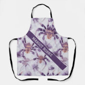 タランチュラ水彩パタカラフルーンパーソナライズされた エプロン (正面)
