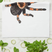 タランチュラ漫画イラストレーション キッチンタオル (折り畳み)